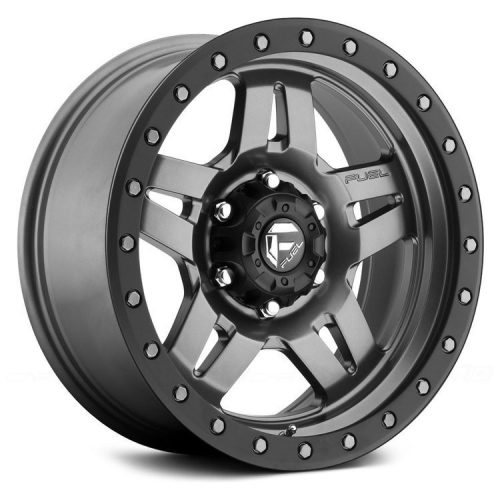 Aluminum rim 20x9 ET19 6x139.7 D558 Anza Matte Gunmetal/Black Bead Ring Fuel