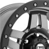 Aluminum rim 20x9 ET19 6x139.7 D558 Anza Matte Gunmetal/Black Bead Ring Fuel