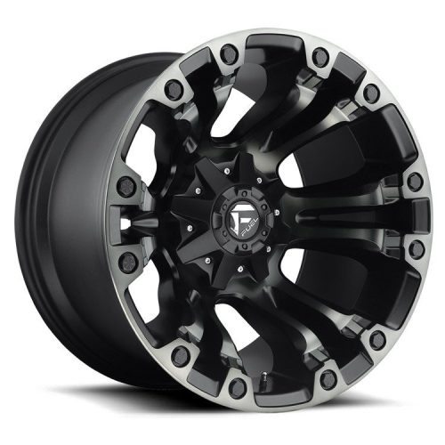 Aluminum rim 22x10 ET-19 6x139.7/6x135 D569 Vapor New Matte Black/Double Dark Tint Fuel