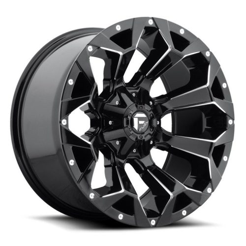 Alloy wheel 20x9 ET1 6x139.7/6x135 D576 Assault Gloss Black Milled Fuel