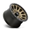 Alumínium felni 17x8.5 ET7 6x139,7 D600 Vector Matte Bronze Black Bead Ring Fuel