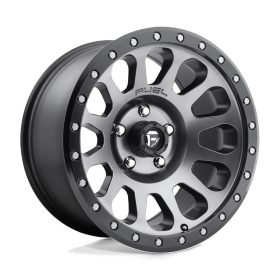   Alumínium felni 17x8.5 ET7 6x139,7 D601 Vector Matte GUN Metal Black Bead Ring Fuel