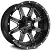 Aluminum rim 22x10 ET-24 6x135/6x139.7 D610 Maverick Gloss Black Milled Fuel