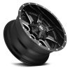 Aluminum rim 22x10 ET-24 6x135/6x139.7 D610 Maverick Gloss Black Milled Fuel