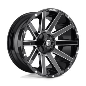   Alumínium felni 20x9 ET2 6x135/6x139,7 D615 Contra Gloss Black Milled Fuel