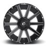 Aluminum rim 20x9 ET2 6x139.7/6x135 D616 Contra Matte Black Milled Fuel