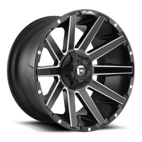   Alumínium felni 20x9 ET20 6x139,7/6x135 D616 Contra Matte Black Milled Fuel