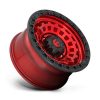 Alloy wheel 17x9 ET-12 6x139.7 D632 Zephyr Candy RED Black Bead Ring Fuel
