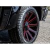 Alloy wheel 22x10 ET-19 6x139.7/6x135 D643 Contra Gloss Black/Candy Red Fuel