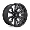 Aluminum rim 22x10 ET-18 6x139.7 D673 Blitz Gloss Black Milled Fuel