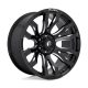 Aluminum rim 22x10 ET-18 6x139.7 D673 Blitz Gloss Black Milled Fuel