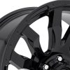 Aluminum rim 20x9 ET20 6x139.7 D675 Blitz Gloss Black Fuel