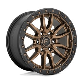   Alumínium felni 17x9 ET1 6x139,7 D681 Rebel Matte Bronze Black Bead Ring Fuel