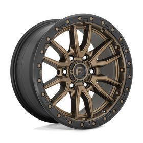   Alumínium felni 18x9 ET-12 6x139,7 D681 Rebel Matte Bronze Black Bead Ring Fuel