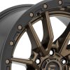 Alloy wheel 22x10 ET-13 6x139.7 D681 Rebel 6 Matte Bronze Black Bead Ring Fuel
