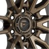 Alloy wheel 22x10 ET-13 6x139.7 D681 Rebel 6 Matte Bronze Black Bead Ring Fuel