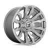 Aluminum rim 20x10 ET-18 6x139.7 D693 Blitz Brushed GUN Metal Tinted Clear Fuel
