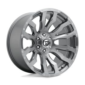   Alumínium felni 22x10 ET-18 6x139,7 D693 Blitz Brushed GUN Metal Tinted Clear Fuel