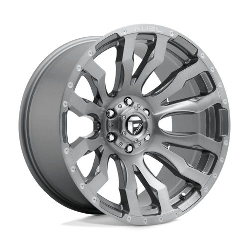 Aluminum rims 22x10 ET-18 6x139,7 D693 Blitz Brushed GUN Metal Tinted Clear Fuel