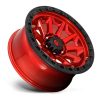 Aluminum rim 20x9 ET20 6x139.7 D695 Covert Candy RED Black Bead Ring Fuel