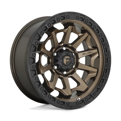 Aluminum rim 15x8 ET-19 6x139.7 D696 Covert Matte Bronze Black Bead Ring Fuel