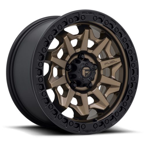 Aluminum rim 16x8 ET1 6x139.7 D696 Covert Matte Bronze Black Bead Ring Fuel