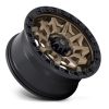 Aluminum rim 18x9 ET-12 6x139.7 D696 Covert Matte Bronze Black Bead Ring Fuel