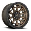 Aluminum rim 20x9 ET20 6x139.7 D696 Covert Matte Bronze Black Bead Ring Fuel