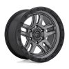 Aluminum rim 20x9 ET1 6x139.7 D701 Ammo Matte GUN Metal Black Bead Ring Fuel