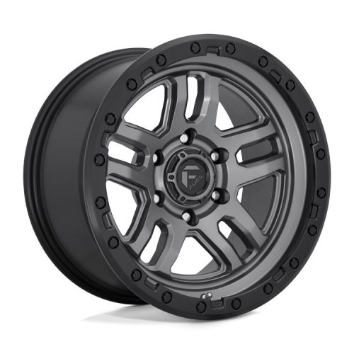 Aluminum rim 20x9 ET1 6x139.7 D701 Ammo Matte GUN Metal Black Bead Ring Fuel