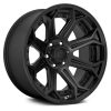 Aluminum rim 22x10 ET-18 6x139.7 D706 Siege Matte Black Fuel