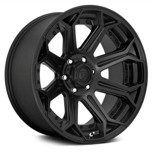 Aluminum rim 22x10 ET-18 6x139.7 D706 Siege Matte Black Fuel