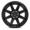 Aluminum rim 22x10 ET-18 6x139.7 D706 Siege Matte Black Fuel
