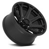 Aluminum rim 22x10 ET-18 6x139.7 D706 Siege Matte Black Fuel