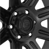 Aluminum rim 22x10 ET-18 6x139.7 D706 Siege Matte Black Fuel