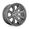 Aluminum rims 20x9 ET1 6x139,7 D710 Rogue Platinum Brushed GUN Metal Tinted Clear Fuel