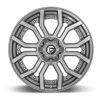 Aluminum rims 20x9 ET1 6x139.7/6x135 D713 Rage Brushed Gun Metal/Tinted Clear Fuel