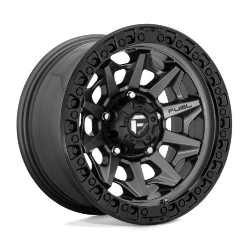 Alumínium felni 17x9 ET-12 6x139,7 D716 Covert Matte GUN Metal Black Bead Ring Fuel