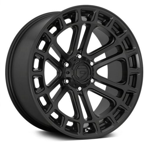Aluminum rim 20x9 ET1 6x139.7 D718 Heater Matte Black Fuel