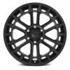 Aluminum rim 20x9 ET1 6x139.7 D718 Heater Matte Black Fuel