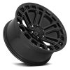 Aluminum rim 20x9 ET1 6x139.7 D718 Heater Matte Black Fuel