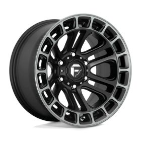   Alumínium felni 20x10 ET-18 6x139,7 D720 Heater Matte Black Double Dark Tint Machined Fuel