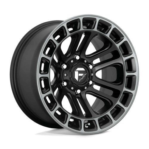 Aluminum rim 20x10 ET-18 6x139.7 D720 Heater Matte Black Double Dark Tint Machined Fuel