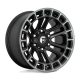 Aluminum rim 20x10 ET-18 6x139.7 D720 Heater Matte Black Double Dark Tint Machined Fuel