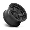 Alumínium felni 17x9 ET-12 6x139,7 D750 Block Matte Black W/ Black Ring Fuel