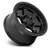 Alumínium felni 18x9 ET-12 6x139,7 D750 Block Matte Black W/ Black Ring Fuel