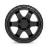 Alumínium felni 18x9 ET-12 6x139,7 D750 Block Matte Black W/ Black Ring Fuel