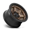 Alumínium felni 17x9 ET-12 6x139,7 D751 Block Matte Bronze W/ Black Ring Fuel