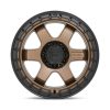 Alumínium felni 18x9 ET-12 6x139,7 D751 Block Matte Bronze W/ Black Ring Fuel