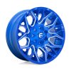 Aluminum rim 22x10 ET-18 6x135/6x139.7 D770 Twitch Anodized Blue Milled Fuel